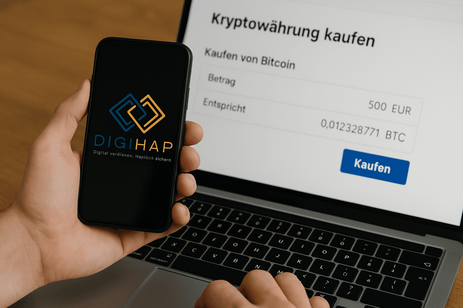 Begleitung beim ersten Kryptokauf & sicheren Transfers
